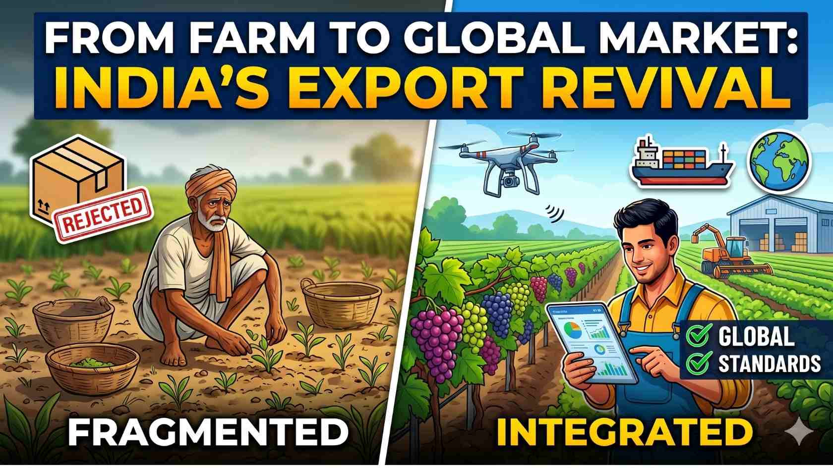 Why India’s Agricultural Future Must Be 'Farm-to-Global-Market'