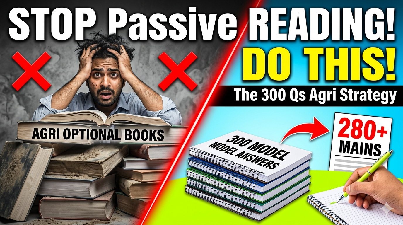 How to Crack UPSC & MPSC with Agriculture Optional: The 300-Question Strategy by Shrikant Sir