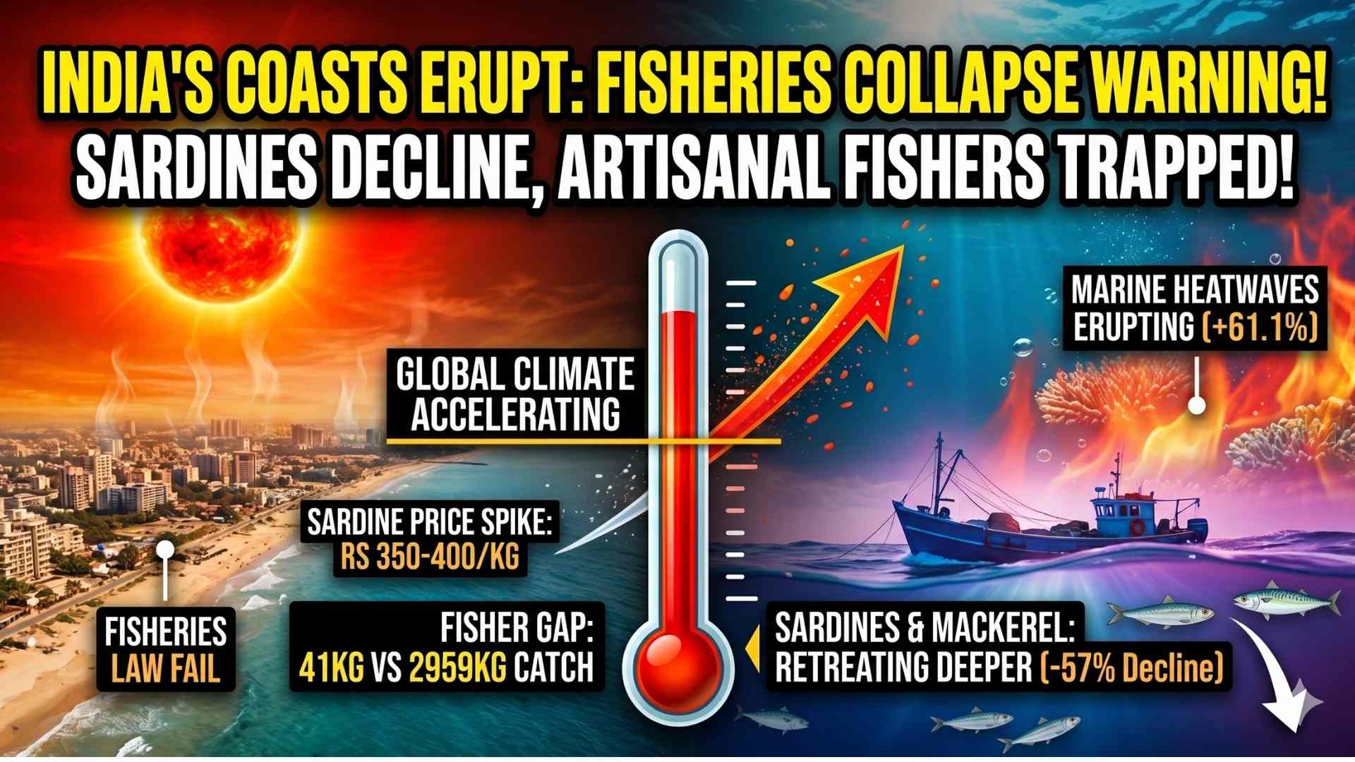 How marine heatwaves are rewriting India’s blue food systems